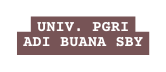 Univ Pgri adi buana sby